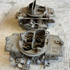 Holley Carburetor Lot 2 850cfm 4781 Double Pumper 650cfm Pontiac Core Holley Carburetor Lot 2 850cfm 4781 Double Pumper 650cfm Pontiac Core