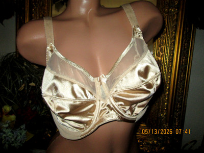 Goddess Plus Size Keira Underwire Bra gold lingerie 40DD NEW