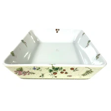Wedgwood Vintage 1997 "Fleur" 12.5" Rectangular Baker/Lasagna Pan-Excellent!