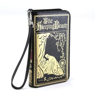 NWT Sleeping Beauty Book Wallet Wristlet Bag Purse