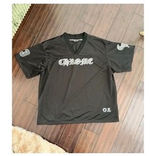 Chrome Hearts Black Mesh Jersey Short Sleeve Size Large.