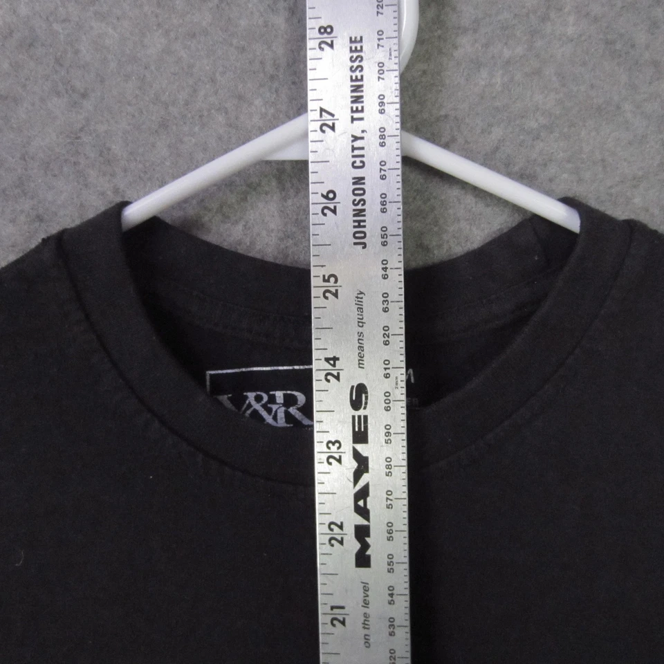 Young & Reckless Shirt Mens Medium Black Long Sleeve Graphic RCKLSS Streetwear - Image 4 of 4