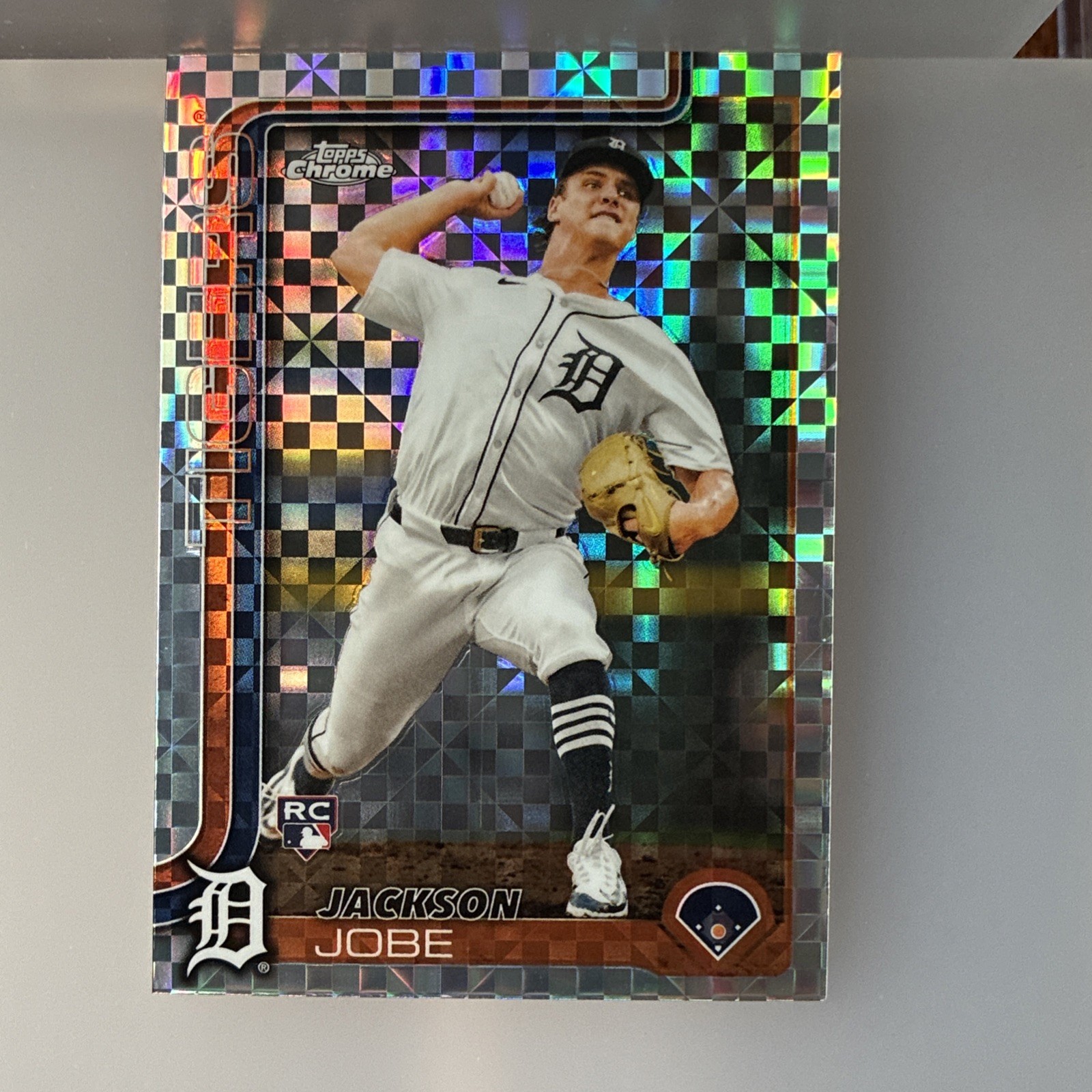 2025 Topps Chrome - Jackson Jobe #249 X-Fractor (RC)