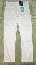 New Mizuno Adult Mens Medium White Aerovent Baseball Pant NWT