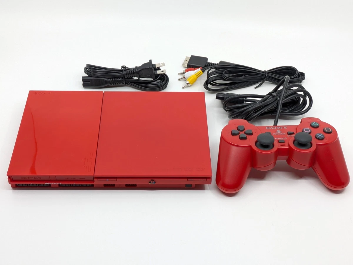 Sony PlayStation 2 - Slim Red Video Game Consoles for sale | eBay