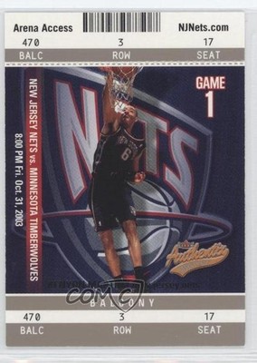 2003-04 Fleer Authentix Balcony 68/250 Kenyon Martin #100 0a1