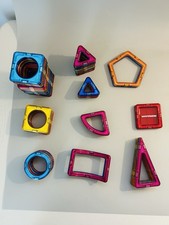 Magformers Magnetic Building Tiles Lot Of 60