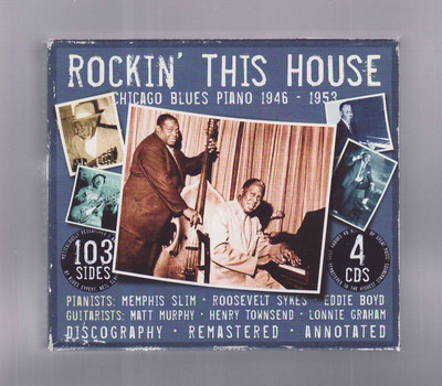 (CD) Rockin' This House (Chicago Blues Piano 1946-1953) - V/A / 4 CD