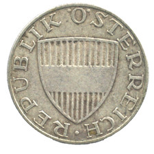 A Österreich / Österreich 1957 10 Schilling Silbermünze