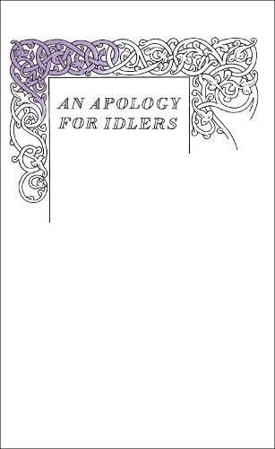Robert Louis Stevenson An Apology for Idlers (Paperback) Penguin Great Ideas - Picture 1 of 1
