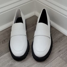 Aerosoles Women's Ronnie Heeled Loafer In White Size 9M NWOB