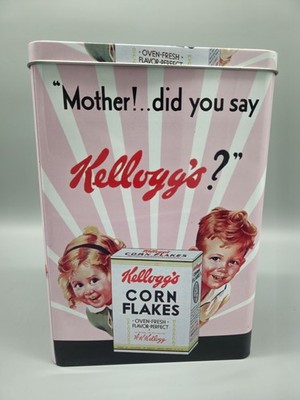 Blechdose Keksdose Vorratsdose mit Deckel | Kelloggs Vintage Style