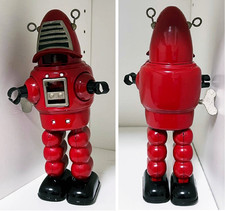 Vintage Tin Planet Robot Wind-Up Mechanical Retro Toy Size 220 115 75mm Japan