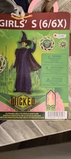 Girls WICKED 6/6X COSTUME