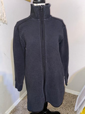 lululemon Women's Gray Long Full Zip Jacket w/ Pockets Stretch Knit Size 6