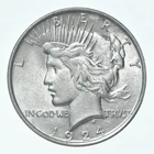 (1) XF 1924 (P) Peace Silver Dollar 90% - Extra Fine - Philadelphia Mint *8898