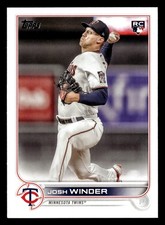 Josh Winder 2022 Topps #US6 Minnesota Twins ROOKIE Buy10get5FREE