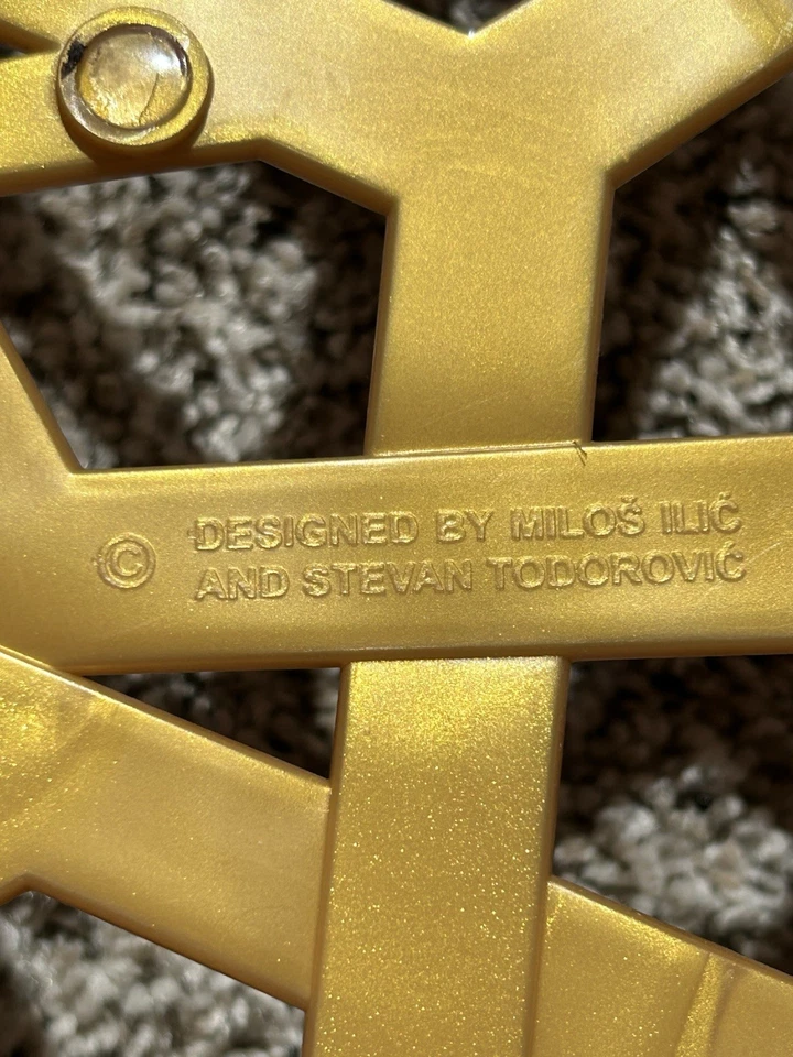 Cesta tigela de frutas MUELLER Áustria Milosh & Stevan 14 pol Modelo: FB-111 dourado - Imagem 4 de 4