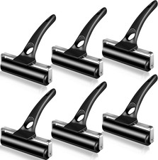 6 Pcs 4.7 Inches Rubber Roller Black Rubber Brayer Roller for Gluing Printing I