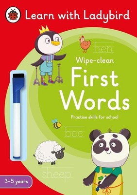 First Words: A Learn with Ladybird Wipe-Clean Activity Book 3-5 years: Ideal for