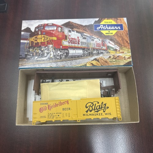 Hoja Athearn escala HO 40' U.R.T.X. Coche frigorífico cerveza Heidelberg 27102 antiguo | Condition: New