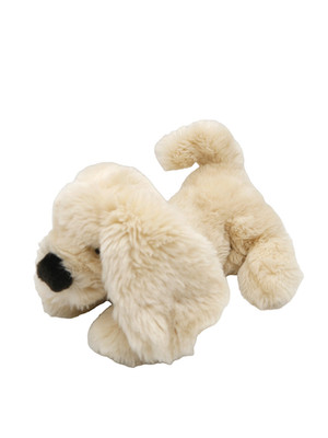 Sigikid Junior Hund Plüschtier beige 30 cm groß Kuscheltier Stofftier Vintage