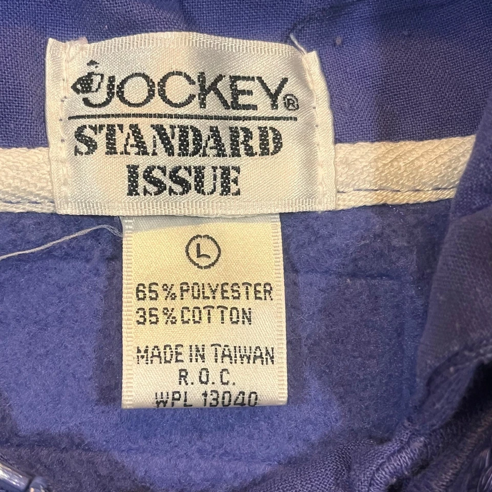 Sudadera con capucha púrpura manga larga vintage Jockey para mujer perro equipo de rescate animal Foto 4 de 4