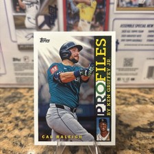 2026 Topps Series 1 #TP-24 Cal Raleigh Profiles by Ken Griffey Jr