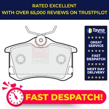 Brake Pads Set fits AUDI A8 D2 2.8 Rear 96 to 02 1J0698451E 1J0698451F Apec Blue