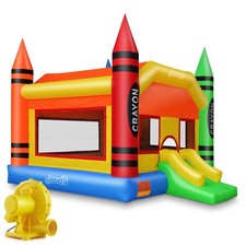 Crayon Theme Bounce House Jumper Castle Bouncer Inflatable with Blower