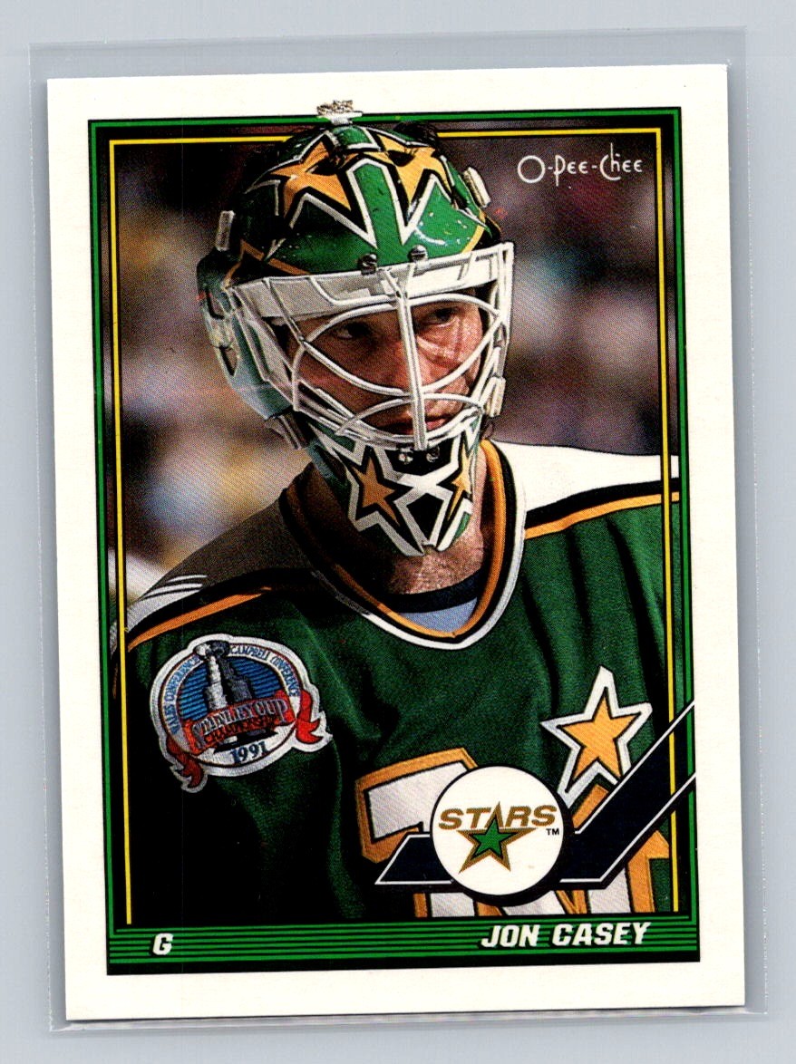 1991-92 O-Pee-Chee #237 Jon Casey Minnesota North Stars