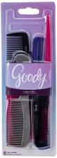 - Hair Products Family Set of 6 Combs - Assorted Colors - 1 Pack