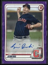 2020 Bowman #PA-LJ Liam Jenkins Prospect Autographs Purple /250