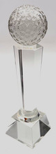 Crystal Glass Golf Trophy Award Tournament Prize Decor New