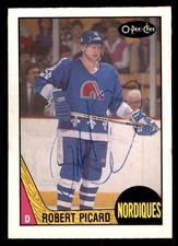 1987 OPC O-Pee-Chee Hockey #248 Robert Picard Signed Autograph (no COA) *d3