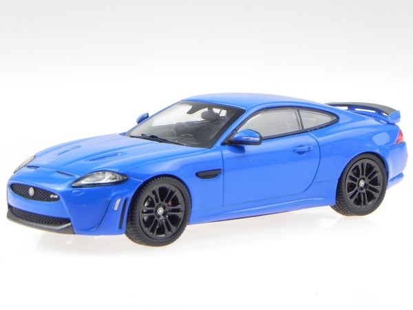 Jaguar XKR-S French Racing Blue Modellauto Caxkrs Century Dragon 1:43-image