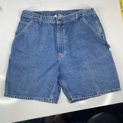 Vintage Carhartt Jorts Denim Shorts Carpenter Stonewash B29 STW 90s Y2K Sz 42