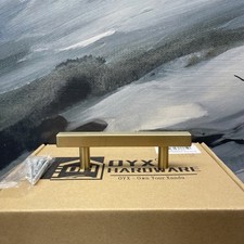 OYX 30Pack 5 inch Gold Cabinet Pulls Brushed Brass hardware handles drawer steel