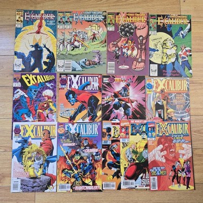 Marvel Excalibur Comic Lot #11-13, 23, 73, 96-99, 103, 111-112, 116 Nightcrawler