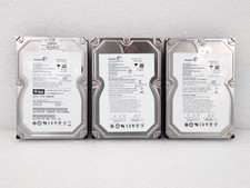 LOT OF 3 Seagate ST31000340NS 1TB 7.2K RPM 32MB 3Gb/s SATA 3.5" Hard Drive