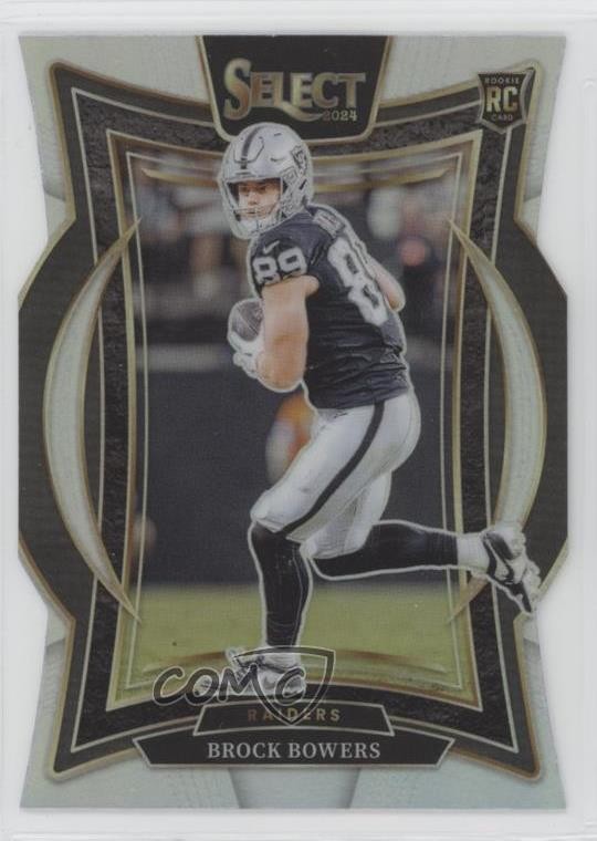 2024 Panini Select Concourse Silver Prizm Die-Cut Brock Bowers #31