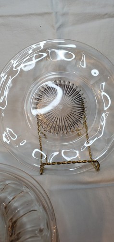 6er Set Vintage Heisey Kolonial Klar 8 1/2" Mittagessen Teller 986309 Top Zustand - Bild 3 von 7