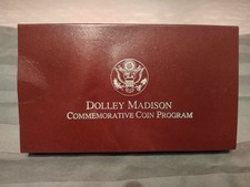 Dolley Madison Commemorative Silver Dollar 