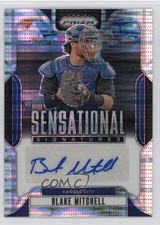 2025 Panini Prizm Sensational Signatures Pulsar 114/199 Blake Mitchell Auto 1m63
