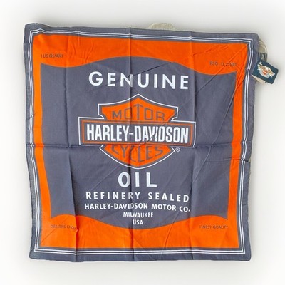 NEW Harley Davidson Bandana USA Motorcycle Genuine Oil Refinery Sealed 2004