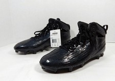 Adidas Adizero 5-Star 4.0 Midtop Black Football Cleats Size 10