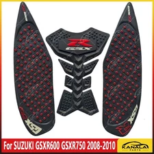 For SUZUKI GSXR600 750 3D Tank Traction Pad Side Gas Knee Grip Protector 08-2010