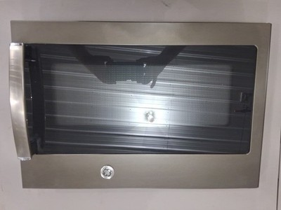 GE Microwave Slate Full Door Assembly WB56X30294, WB15X26821. Gently Used.