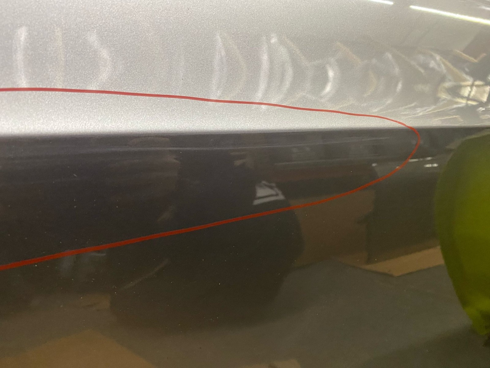 2015 BENTLEY CONTINENTAL LEFT DOOR SHELL W/O GLASS HALLMARK METALLIC *SCRATCHED*