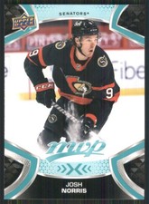 2021-22 Upper Deck MVP #180 Josh Norris Ottawa Senators TW2711